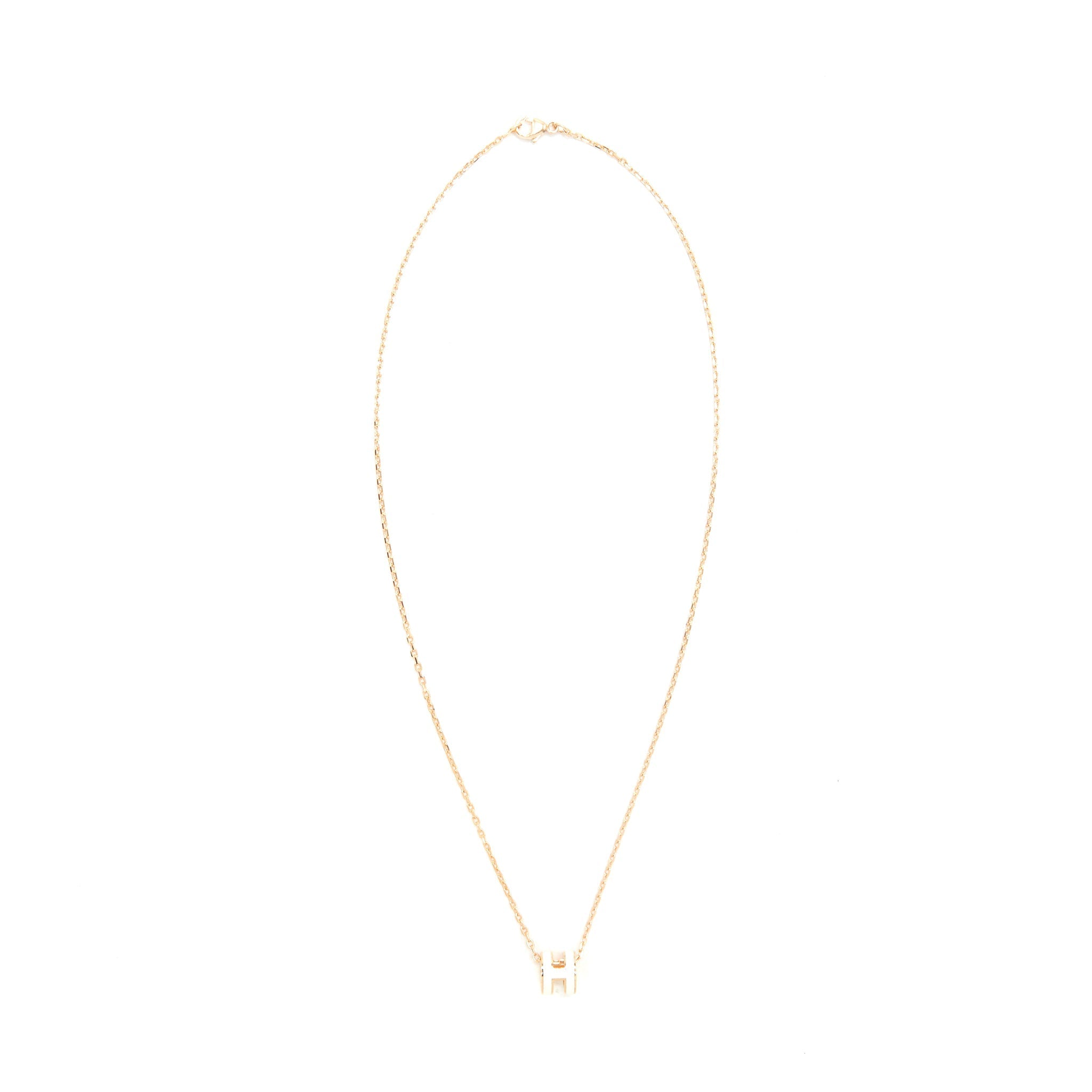 HERMES MINI POP H PENDANT BLANC RGHW