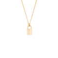 HERMES AMULETTES CADENAS PENDANT ROSE GOLD WITH DIAMONDS