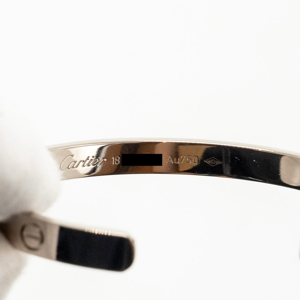 CARTIER LOVE OPEN BRACELET CLASSIC MODEL, WHITE GOLD