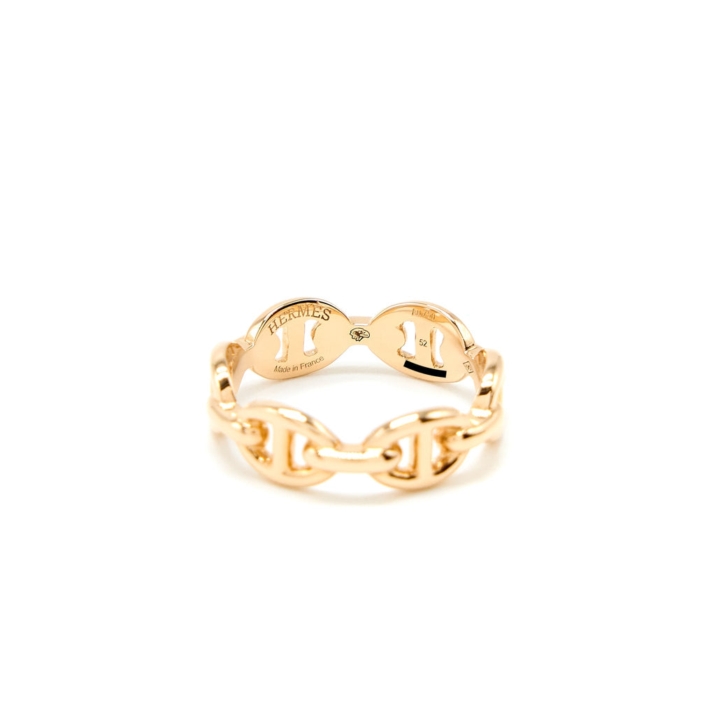 HERMES CHAINE D’ANCRE ENCHAINEE RING ROSE GOLD