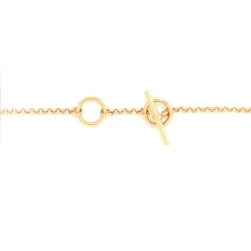 HERMES GAMBADE PENDANT ROSE GOLD WITH DIMOND