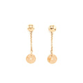HERMES GAMBADE CLOU DE SELLE EARRINGS ROSE GOLD WITH DIAMONDS
