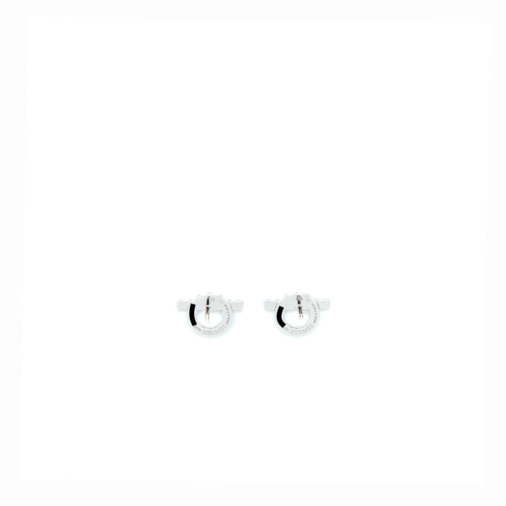 HERMES FINESSE EARRINGS WHITE GOLD WITH DIAMONDS