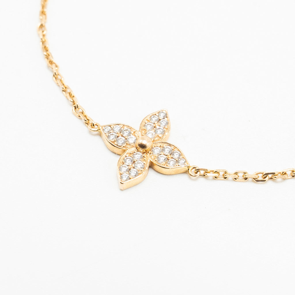 LOUIS VUITTON STAR BLOSSOM BRACELET PINK GOLD/DIAMONDS