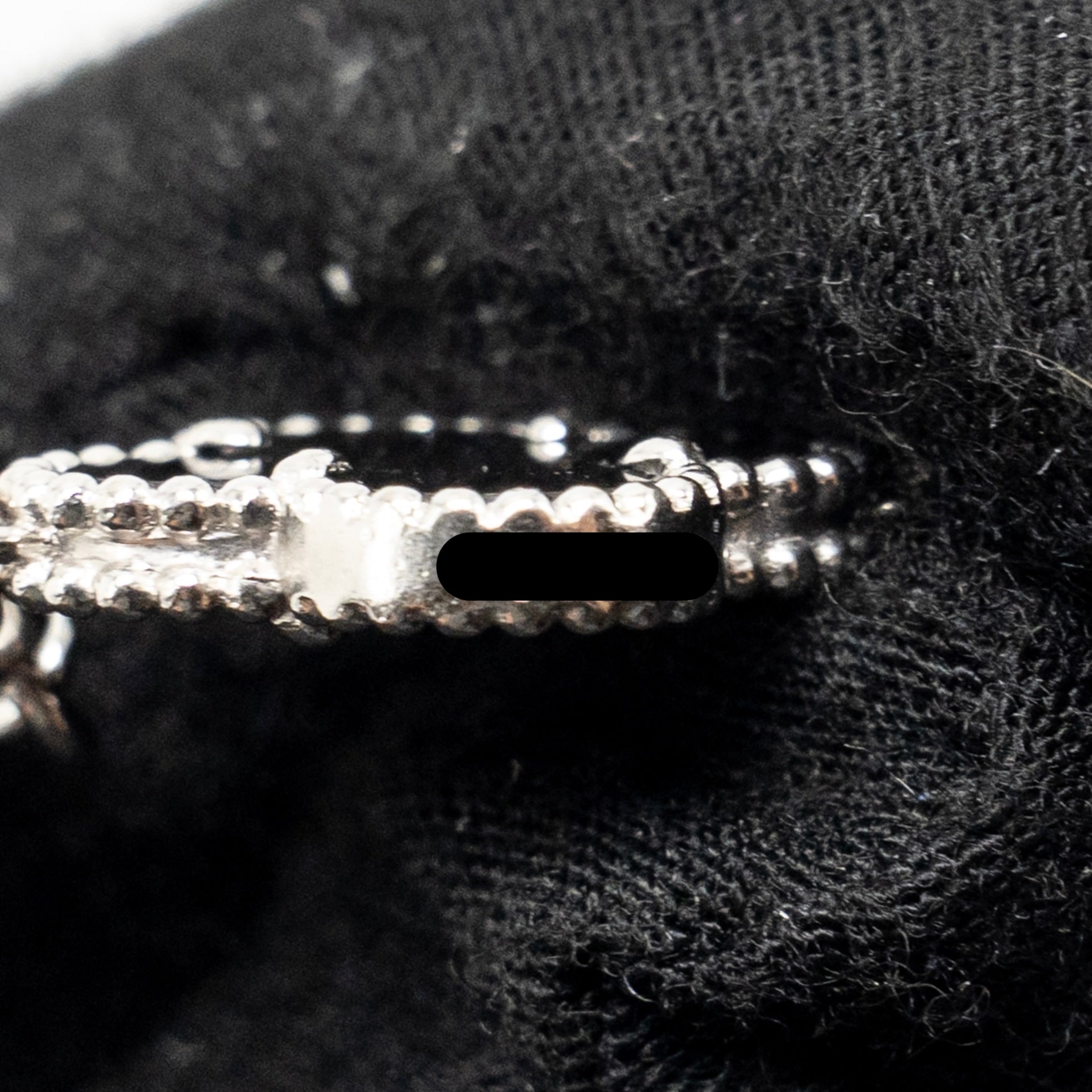 VAN CLEEF & ARPELS VINTAGE ALHAMBRA BRACELET 5 MOTIFS WHITE GOLD/DIAMONDS/ONYX