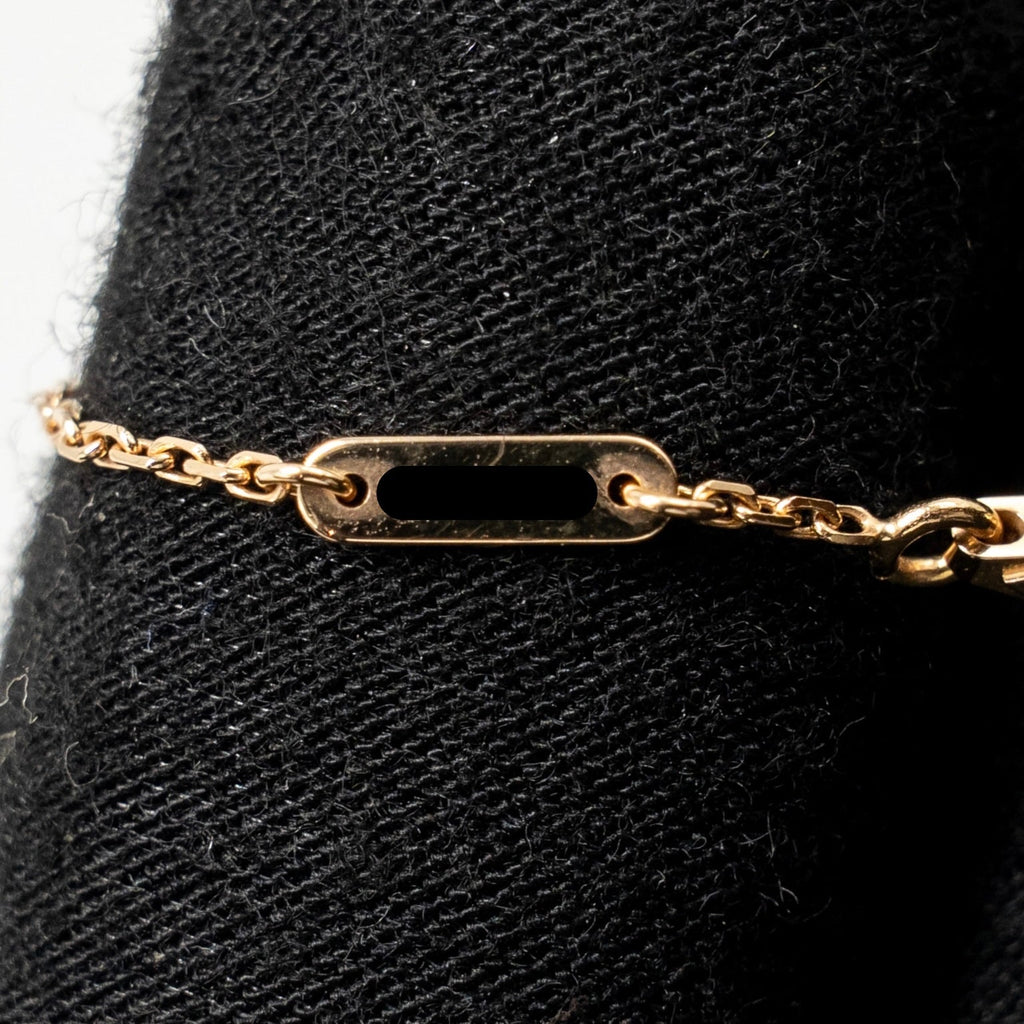 VAN CLEEF & ARPELS FRIVOLE BRACELET ROSE GOLD WITH RUBY STONE