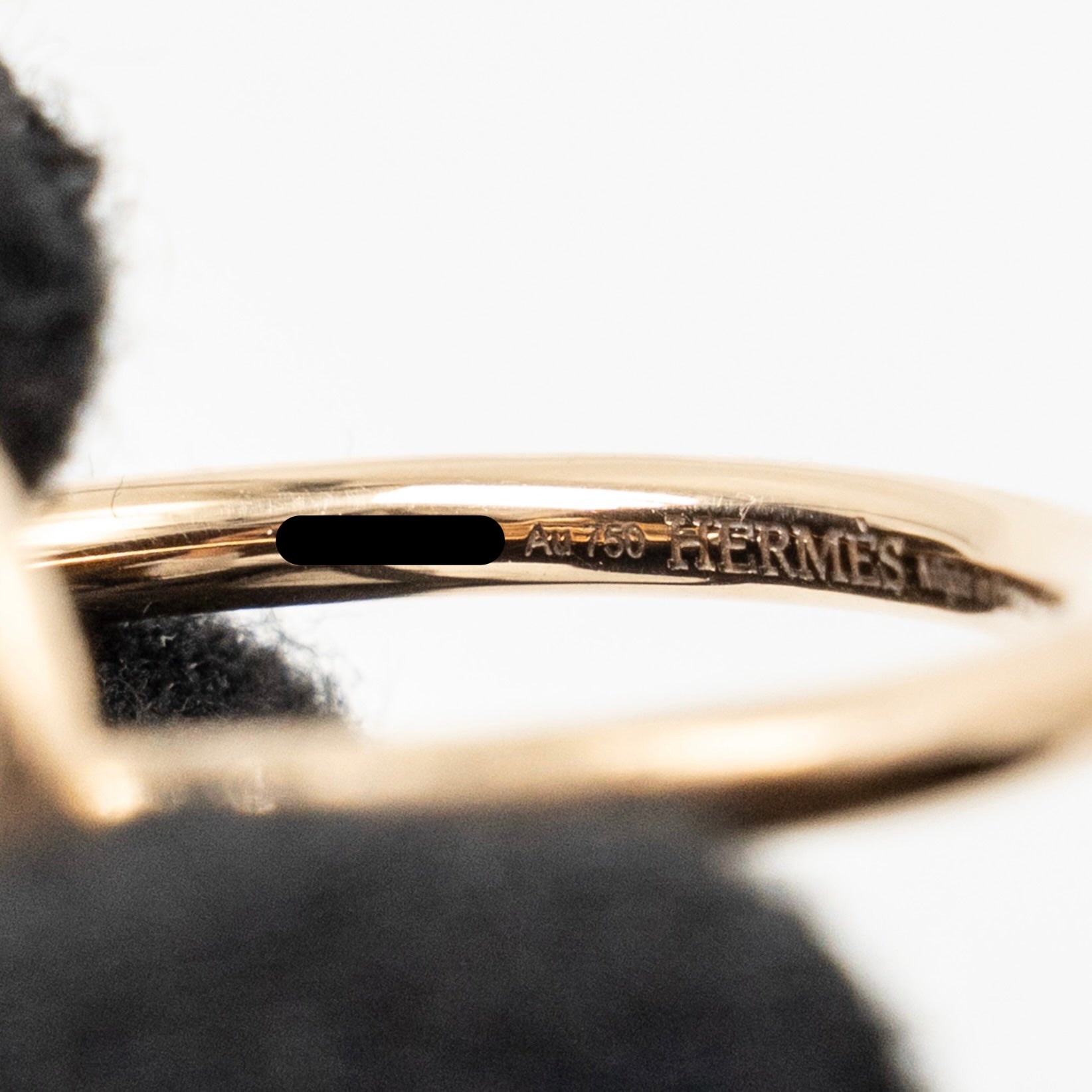 HERMES ECHAPPEE RING ROSE GOLD DIAMONDS