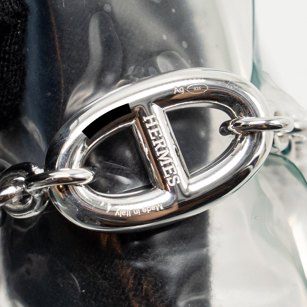 HERMES 120CM FARANDOLE LONG NECKLACE STERLING SILVER