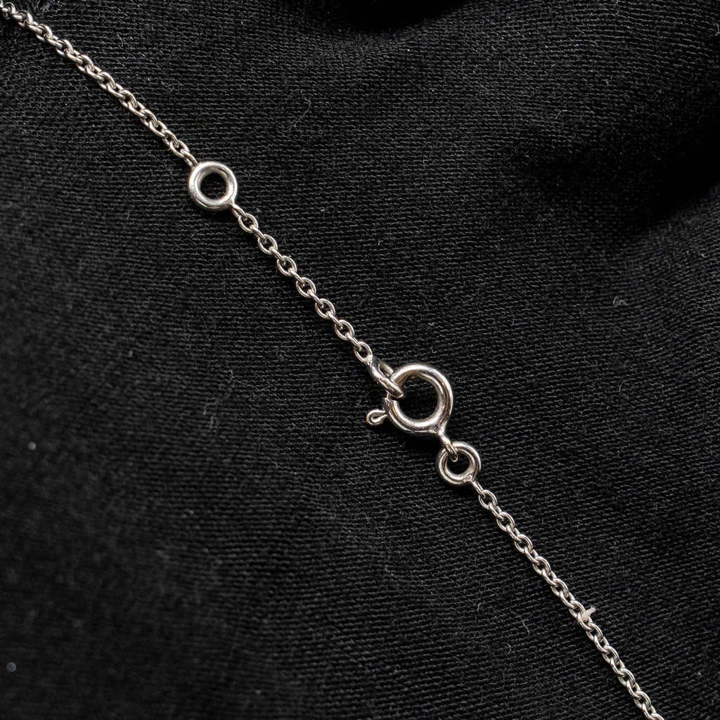 HERMES CHAINE D’ANCRE PENDANT PM WHITE GOLD DIAMONDS