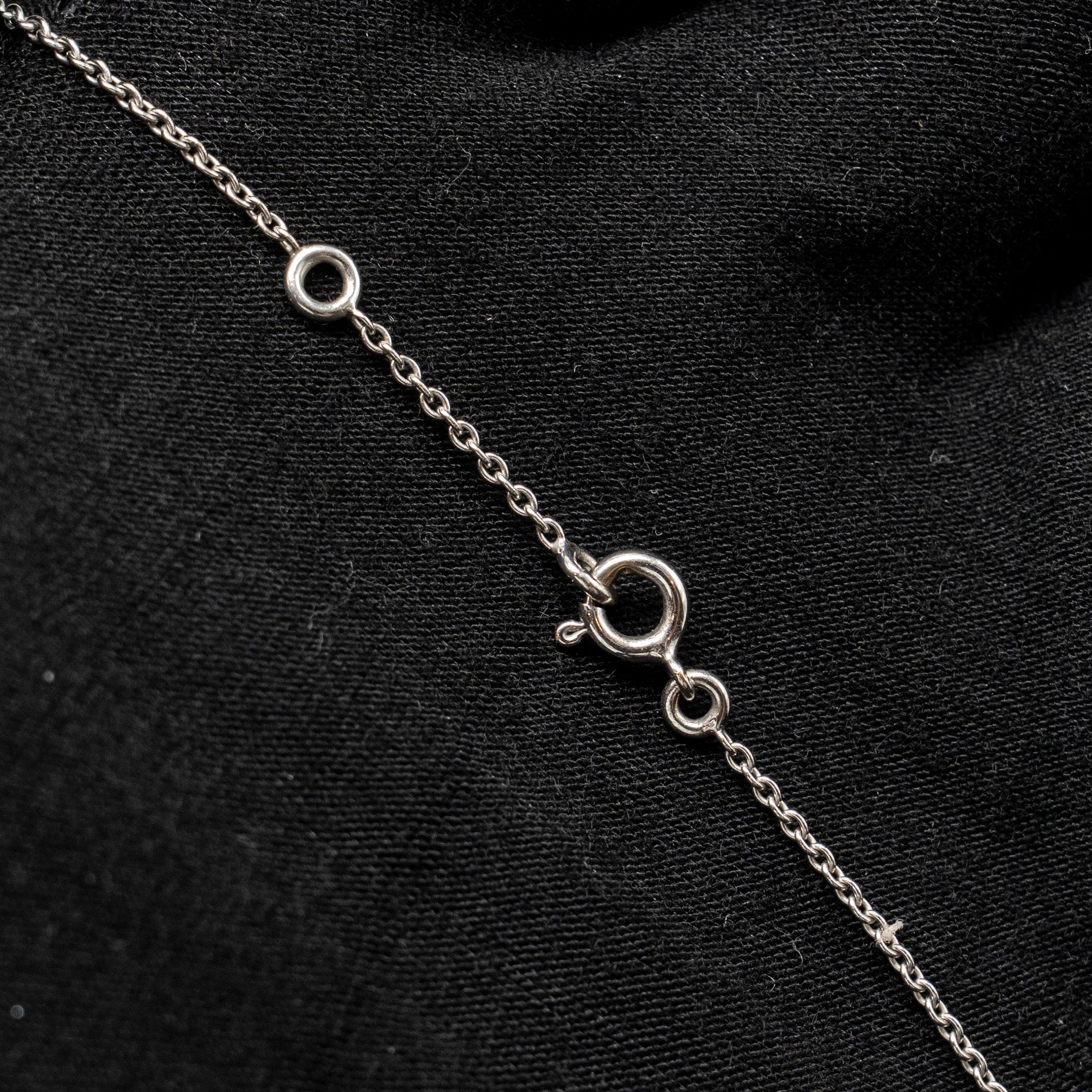 HERMES CHAINE D’ANCRE PENDANT PM WHITE GOLD DIAMONDS