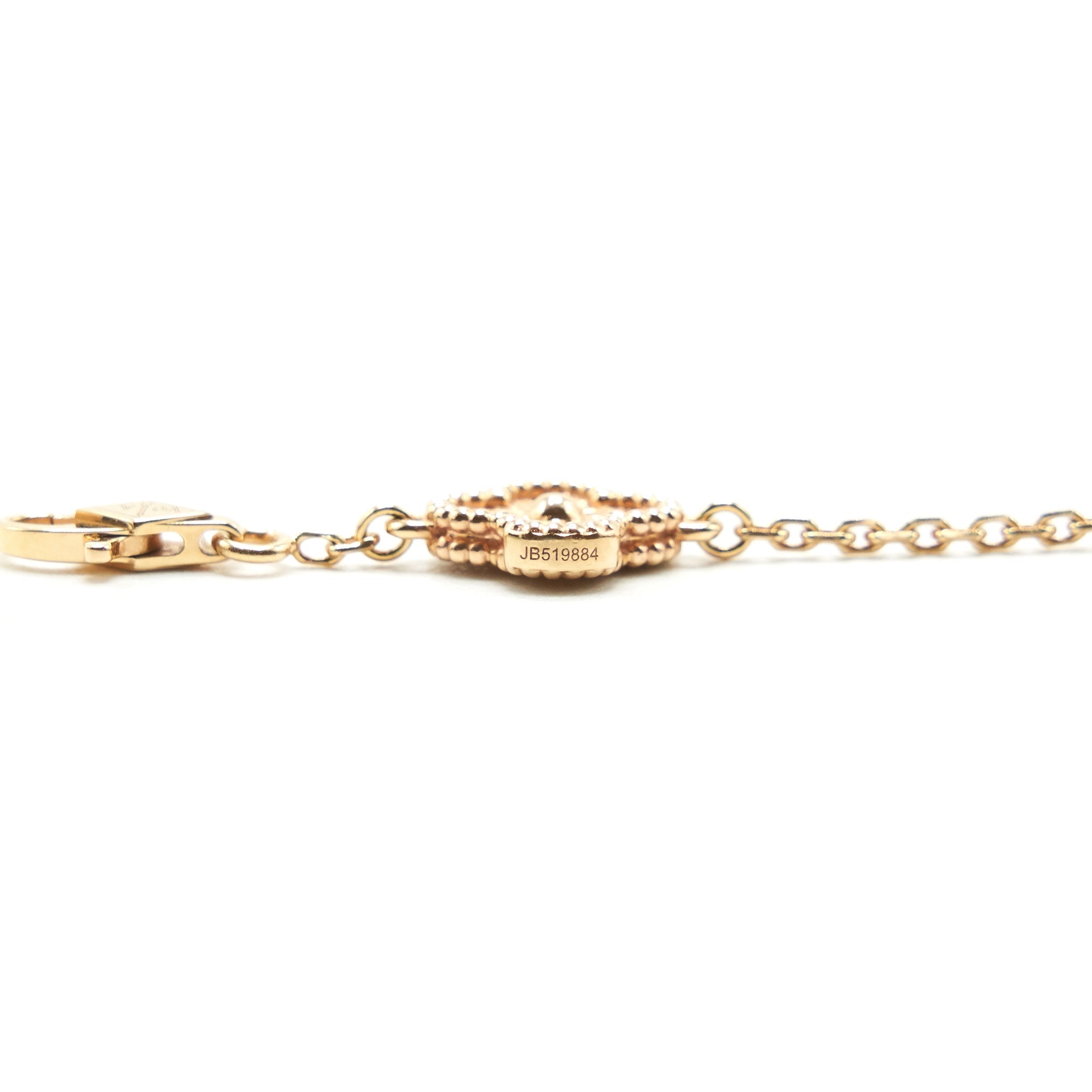 VAN CLEEF & ARPELS SWEET ALHAMBRA 6 MOTIFS BRACELET, ROSE GOLD