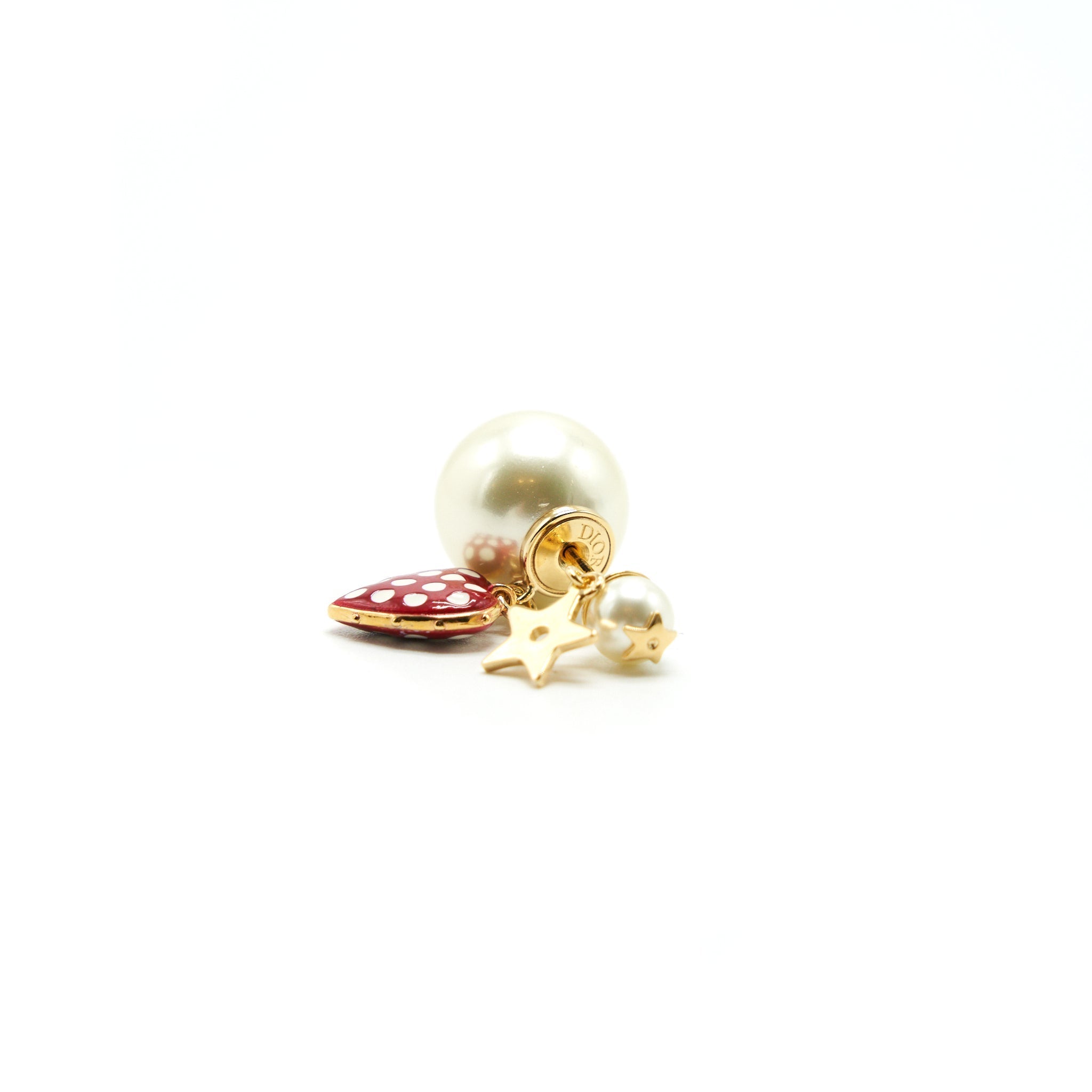 DIOR HEAT AND PEARL EARING
