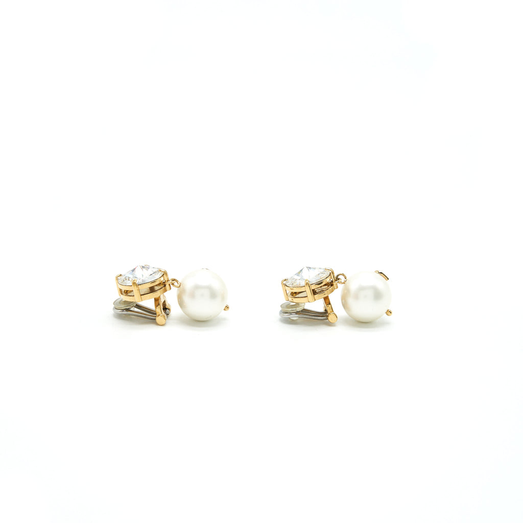 MIU MIU PEARL EAR-CLIPS