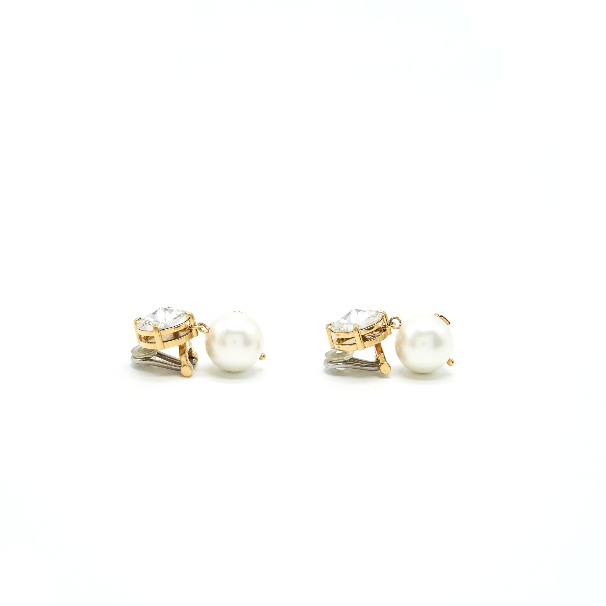 MIU MIU PEARL EAR-CLIPS