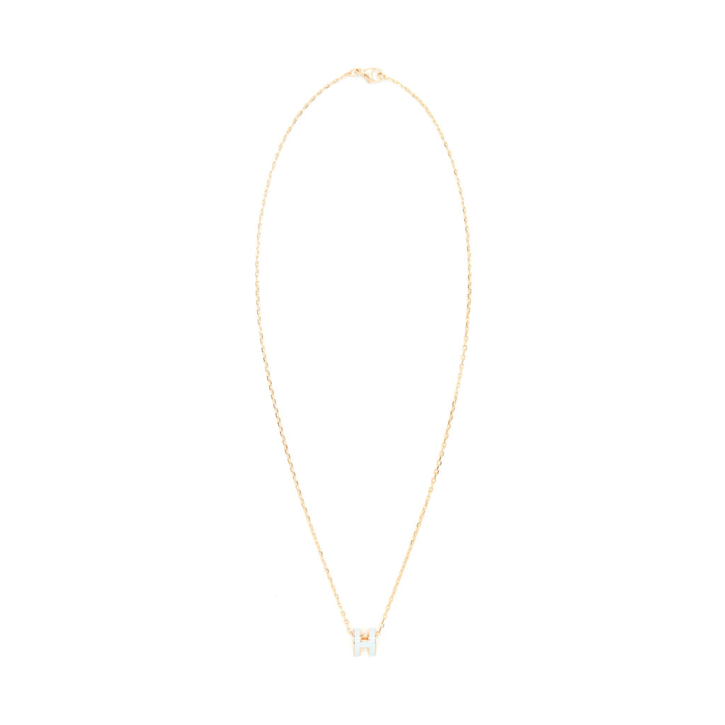 HERMES MINI POP H PENDANT BLUE ZEPHYR RGHW