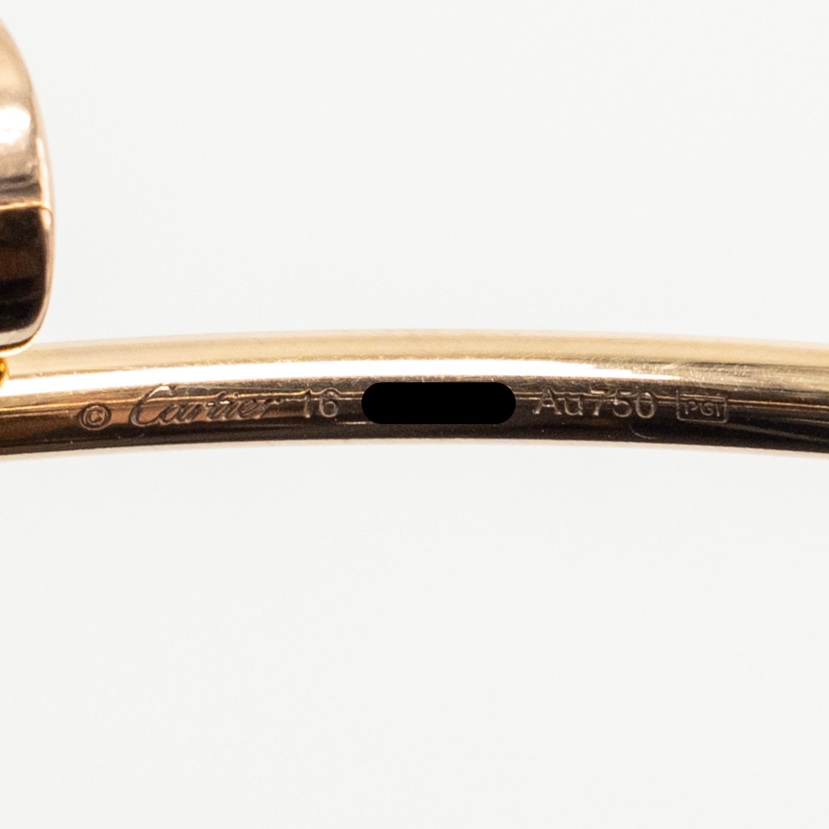 CARTIER JUSTE UN CLOU BRACELET ROSE GOLD