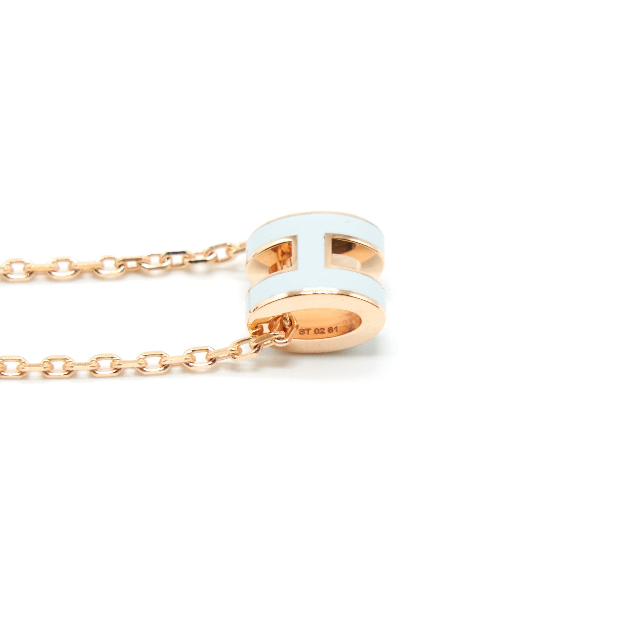 HERMES MINI POP H PENDANT BLUE ZEPHYR RGHW
