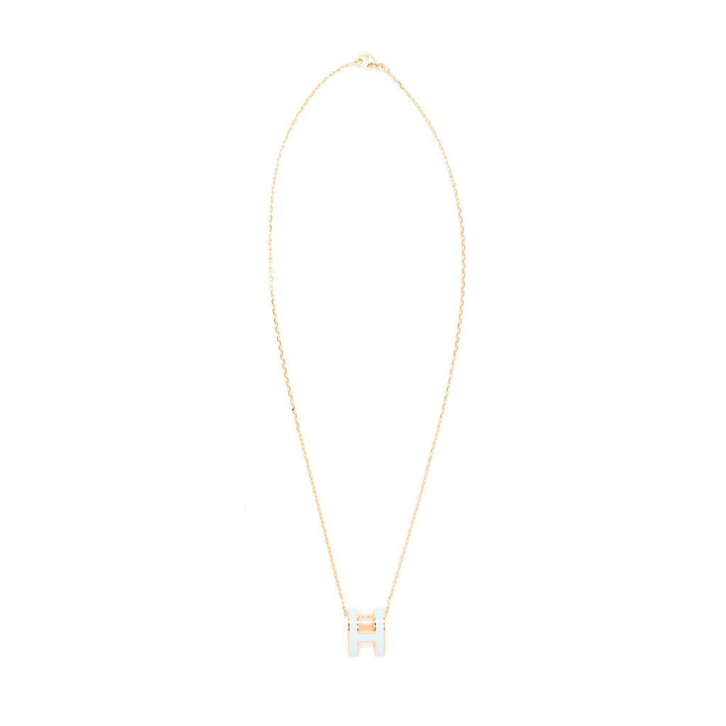 HERMES POP H PENDANT BLUE ZEPHYR RGHW