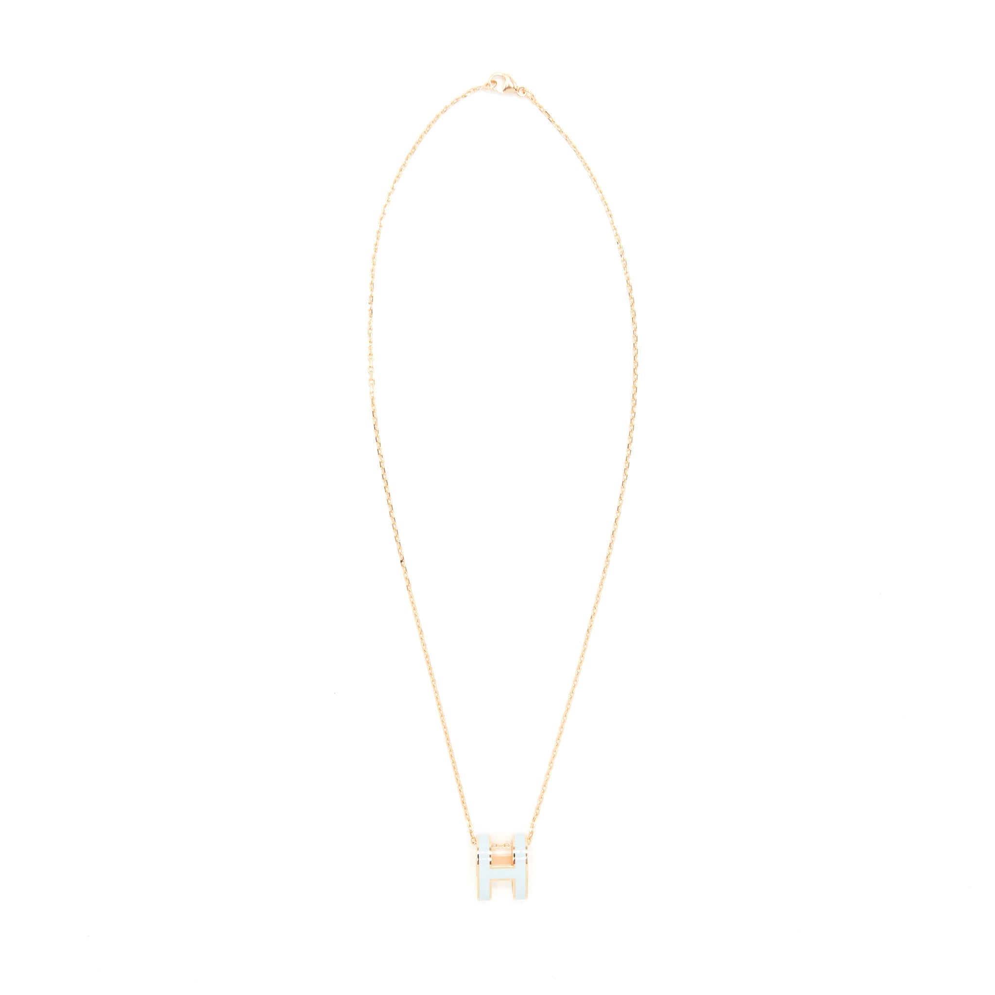 HERMES POP H PENDANT BLUE ZEPHYR RGHW