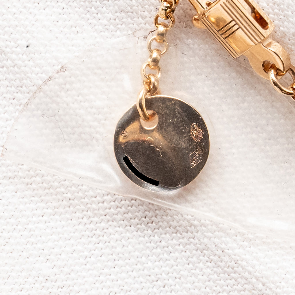 HERMES CLOU D'H PENDANT ROSE GOLD/DIAMONDS