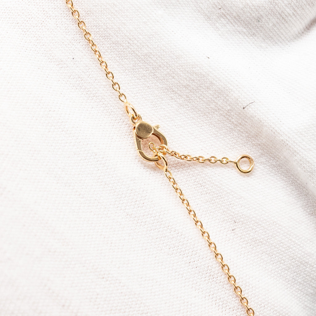 HERMES FINESSE NECKLACE ROSE GOLD DIAMONDS