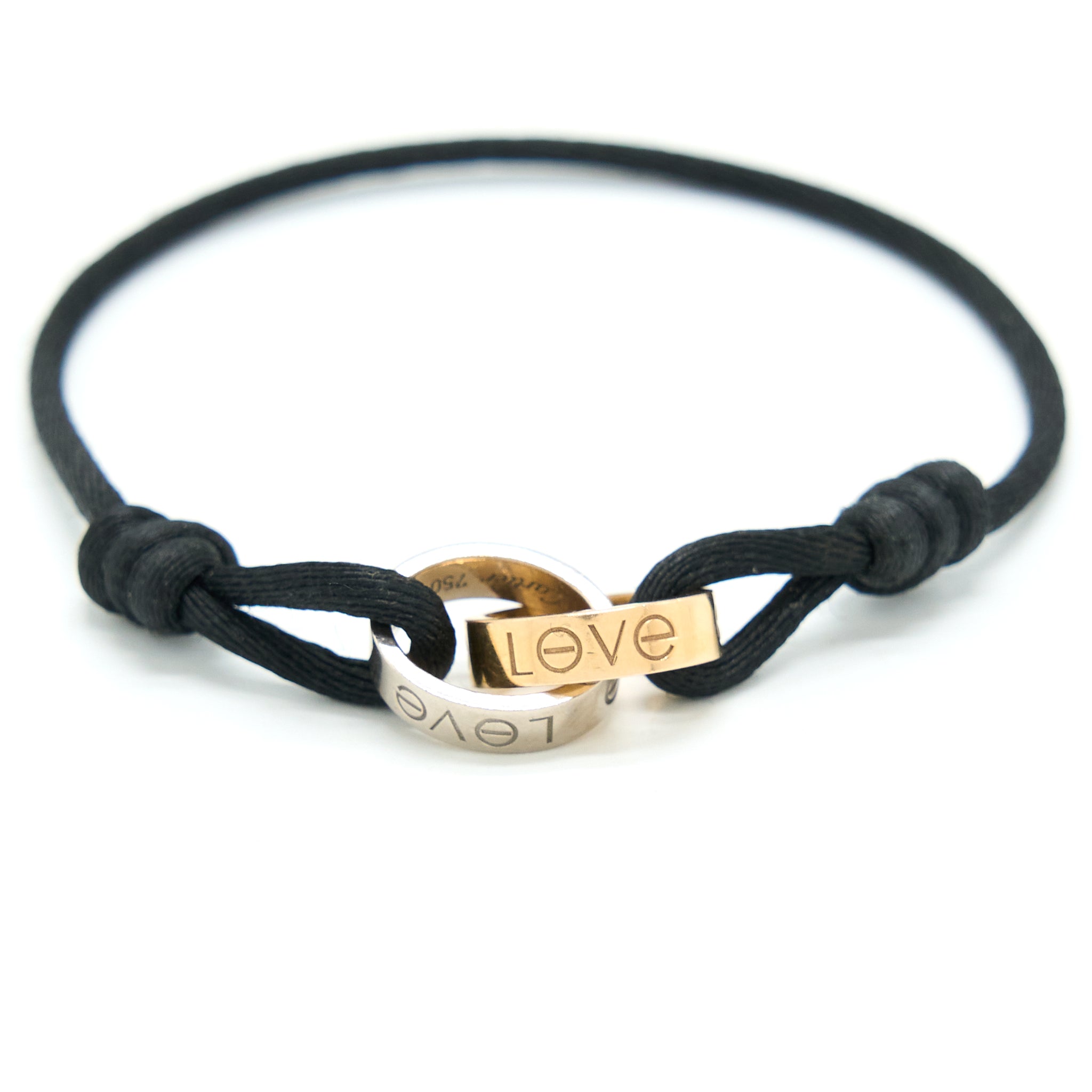 CARTIER LOVE BRACELET GOLD / WHITE GOLD