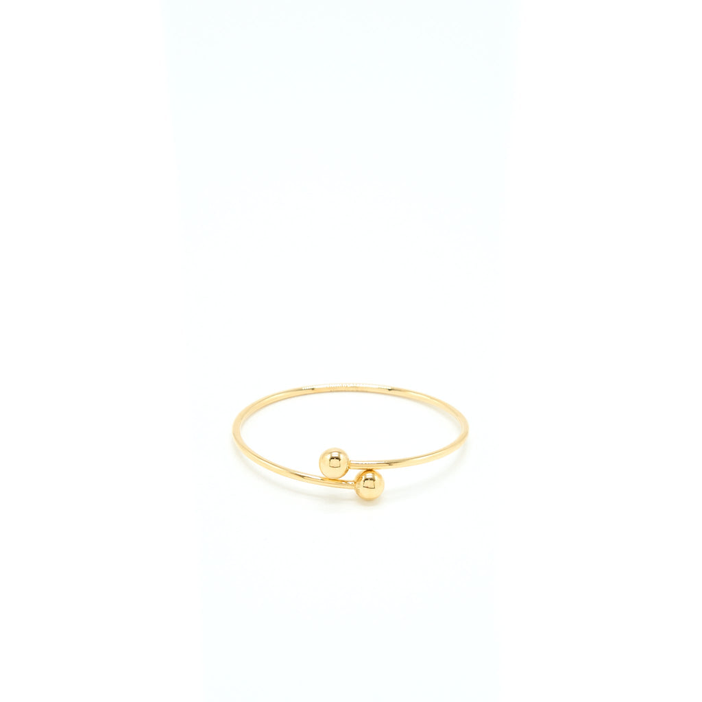 TIFFANY BALL BYPASS BRACELET YELLOW GOLD