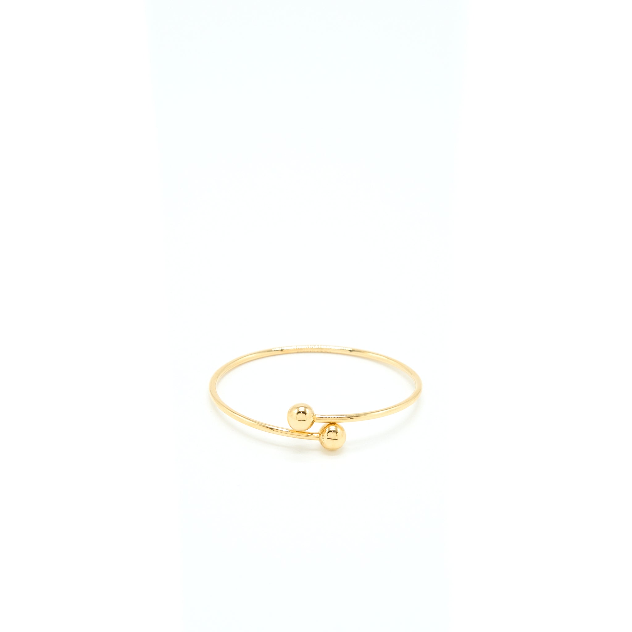 TIFFANY BALL BYPASS BRACELET YELLOW GOLD