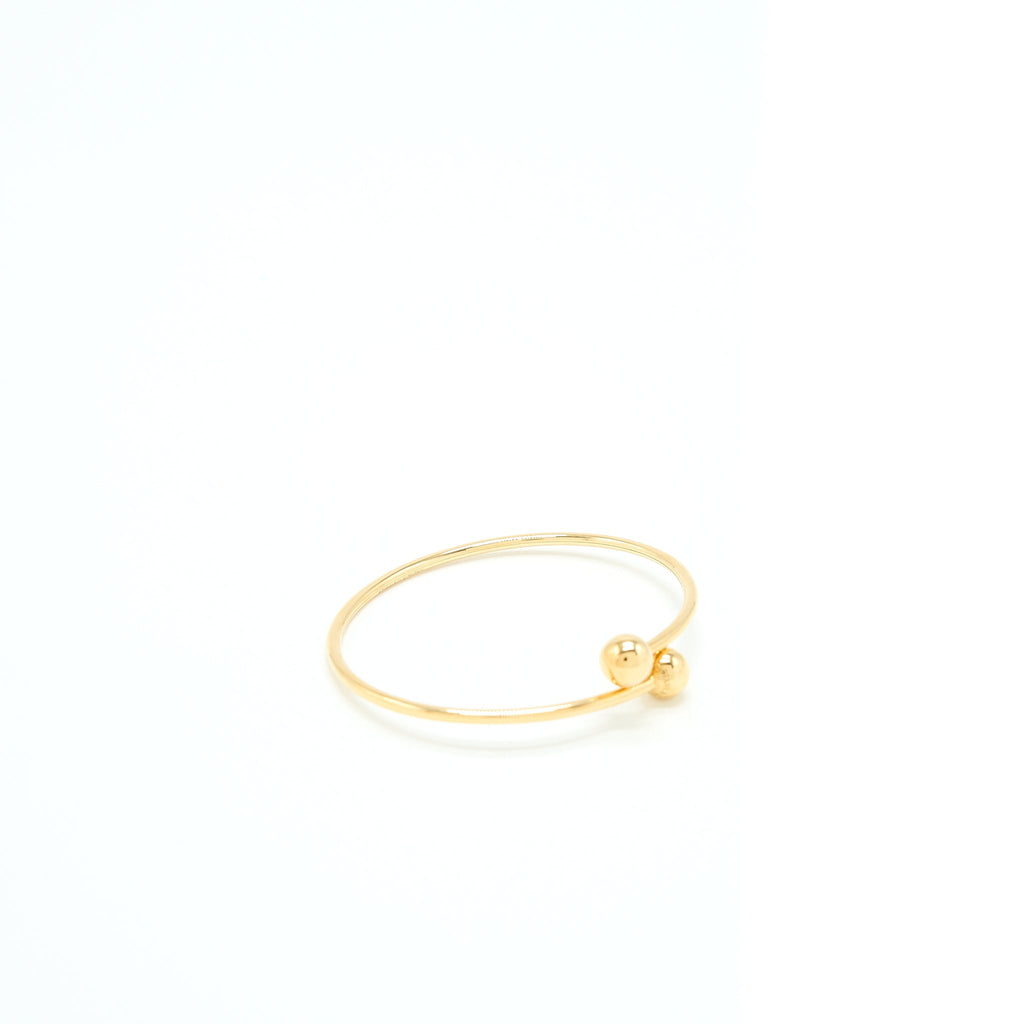 TIFFANY BALL BYPASS BRACELET YELLOW GOLD
