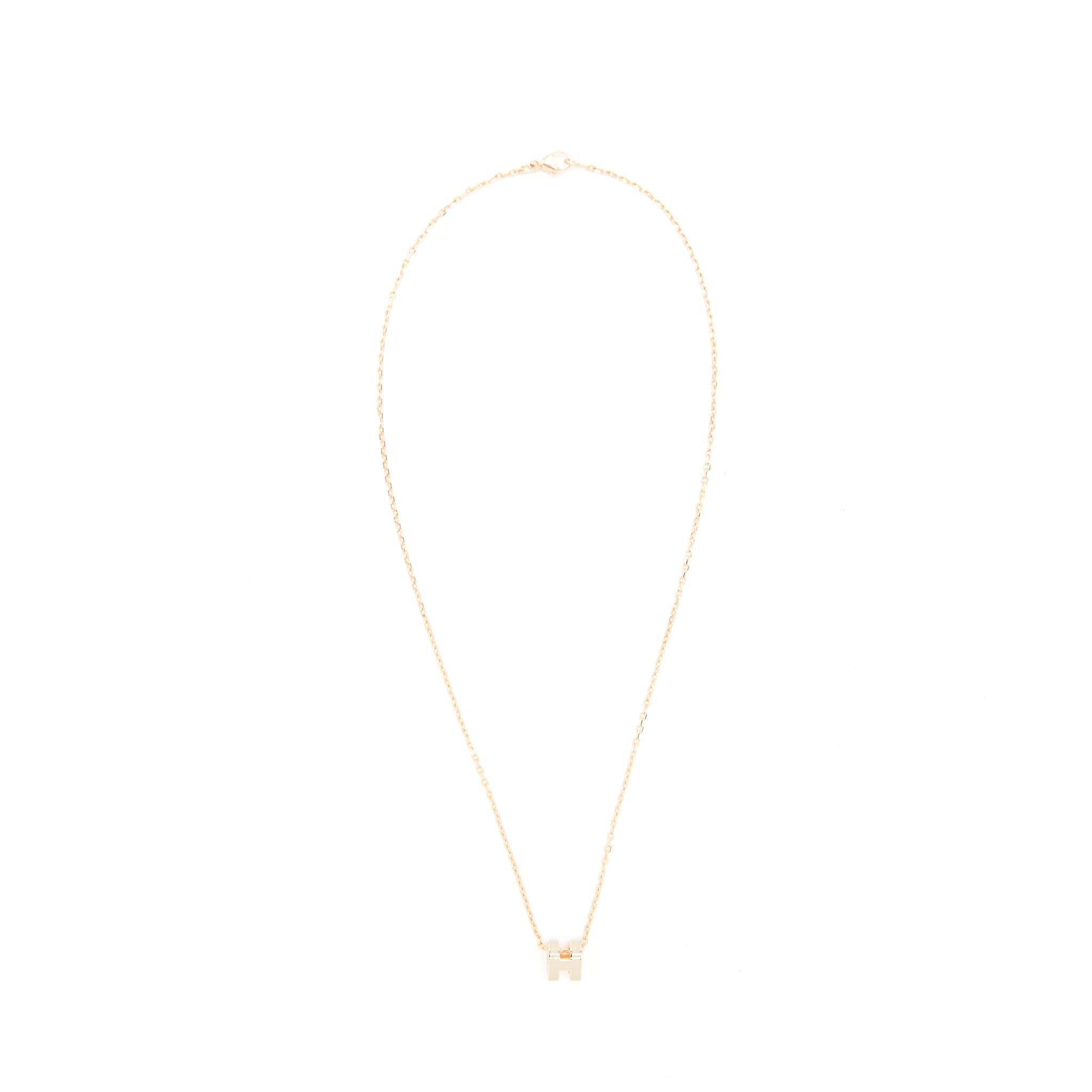 HERMES MINI POP H PENDANT MARRON GLACE RGHW