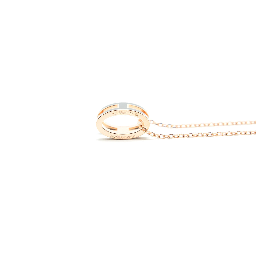 HERMES POP H PENDANT BLACK RGHW