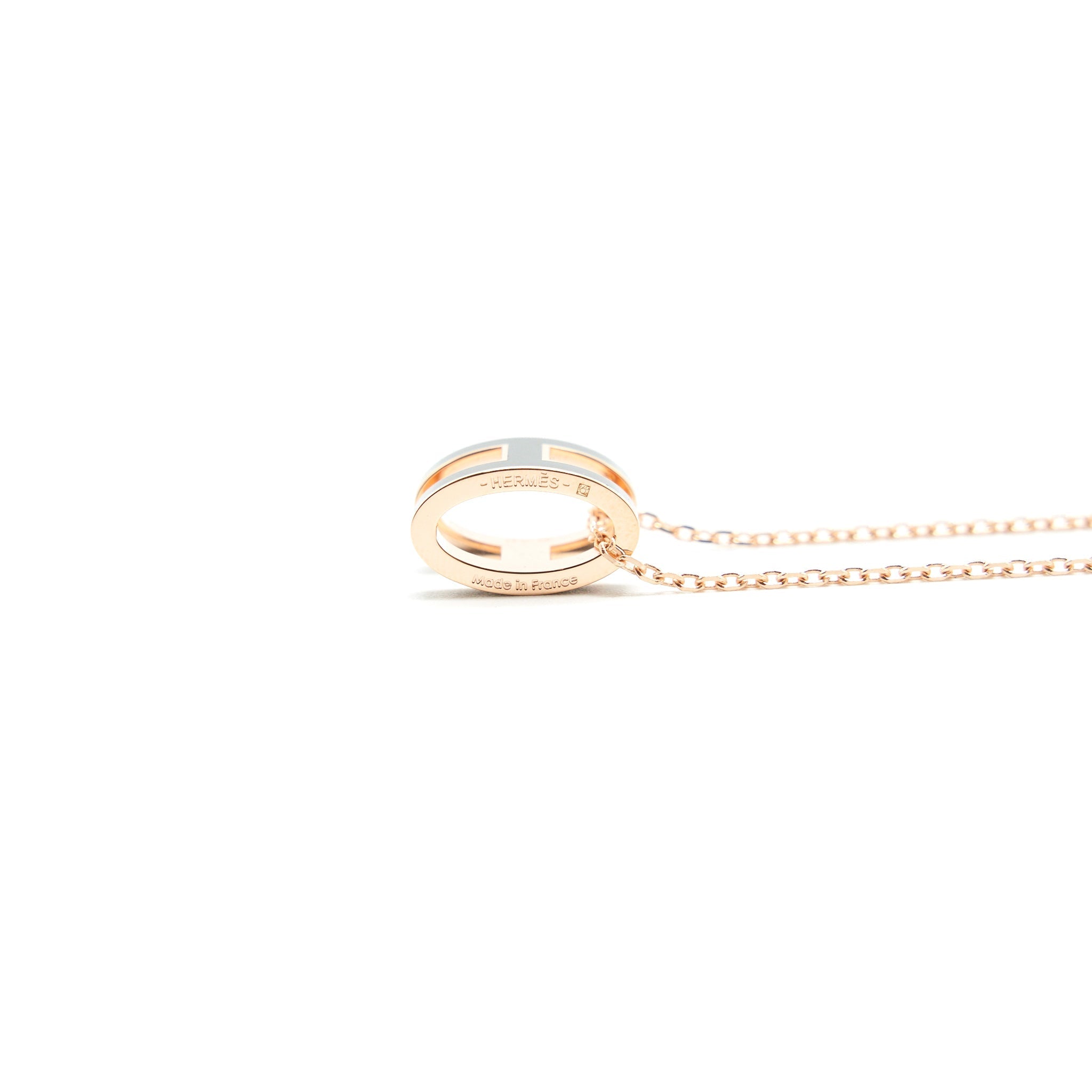 HERMES POP H PENDANT BLACK RGHW