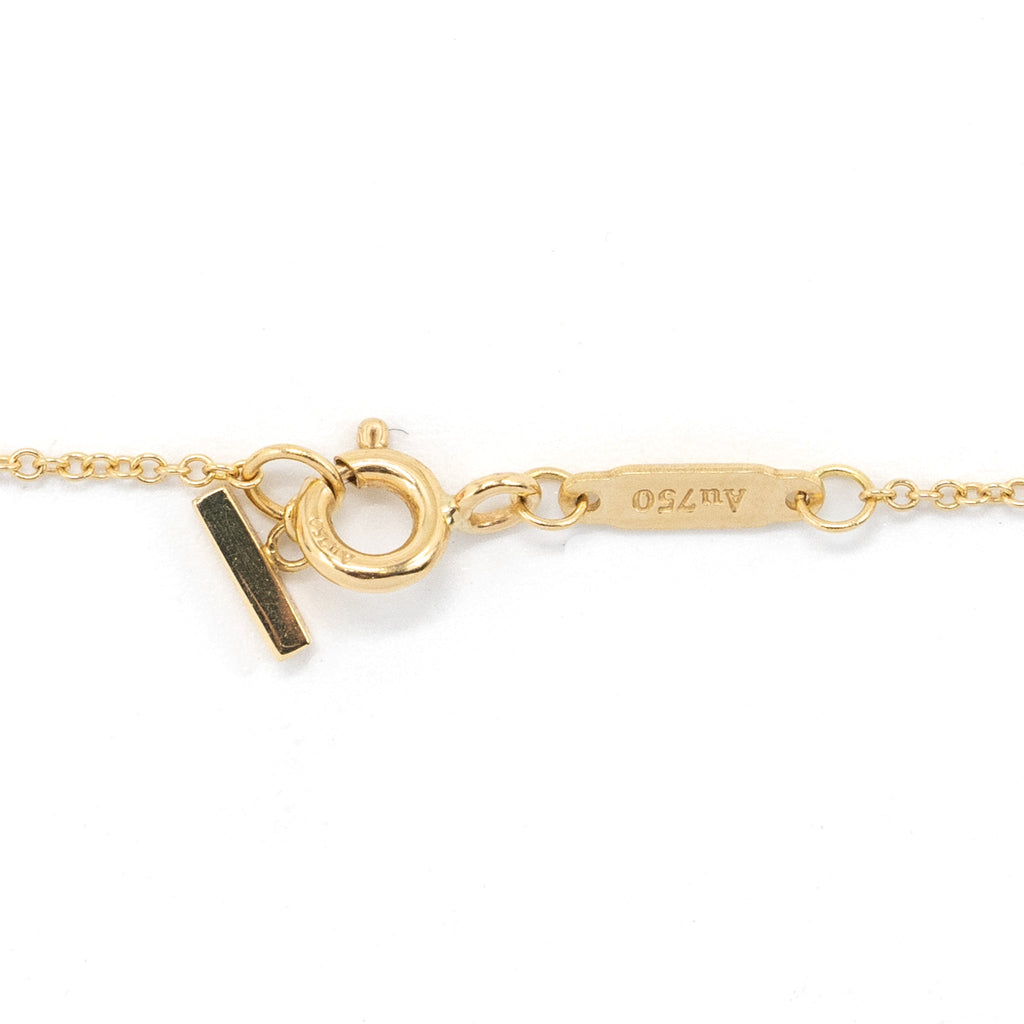 TIFFANY T SMILE PENDANT YELLOW GOLD