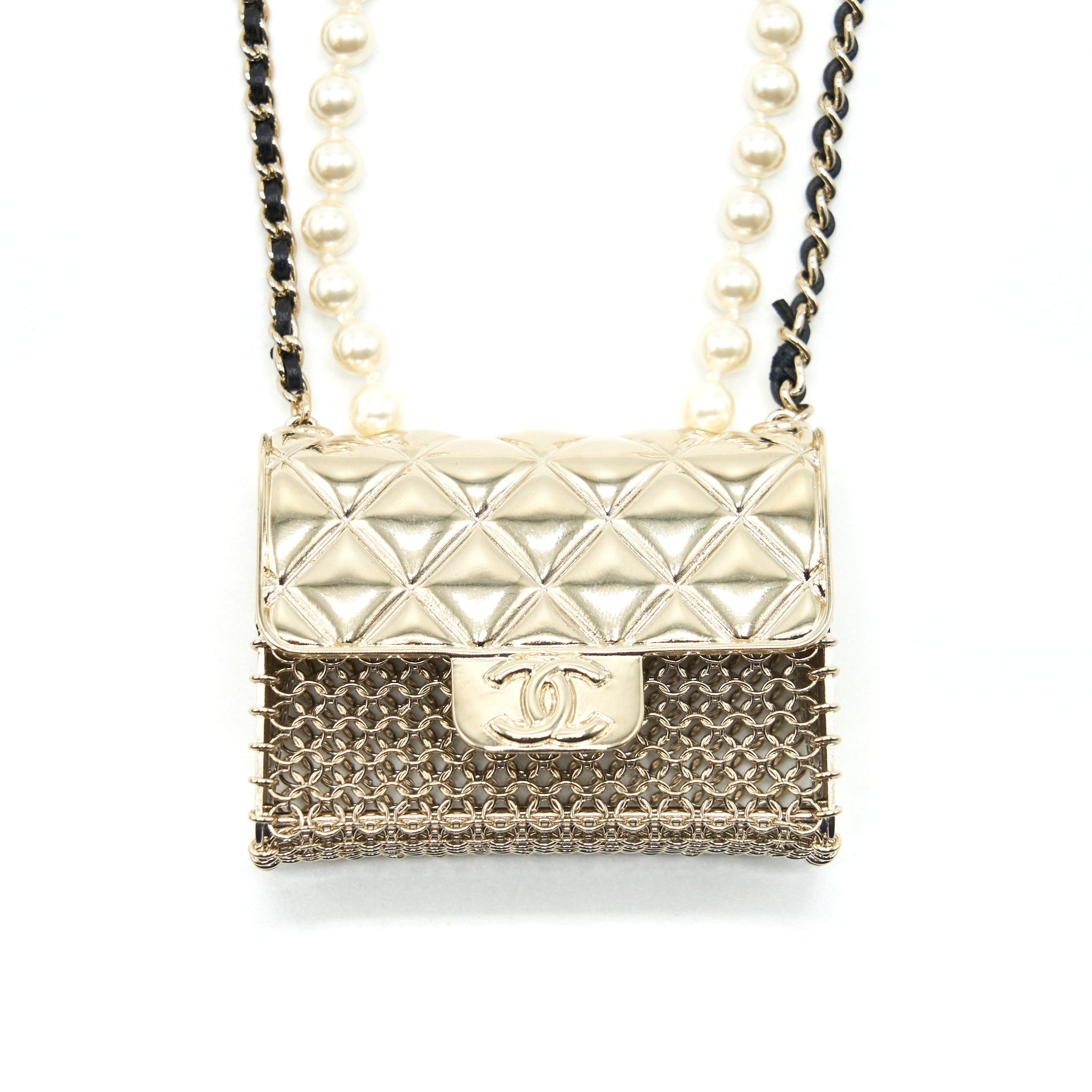 CHANEL 2021 THE LONG NECKLACE WITH CHAIN AND PEARL