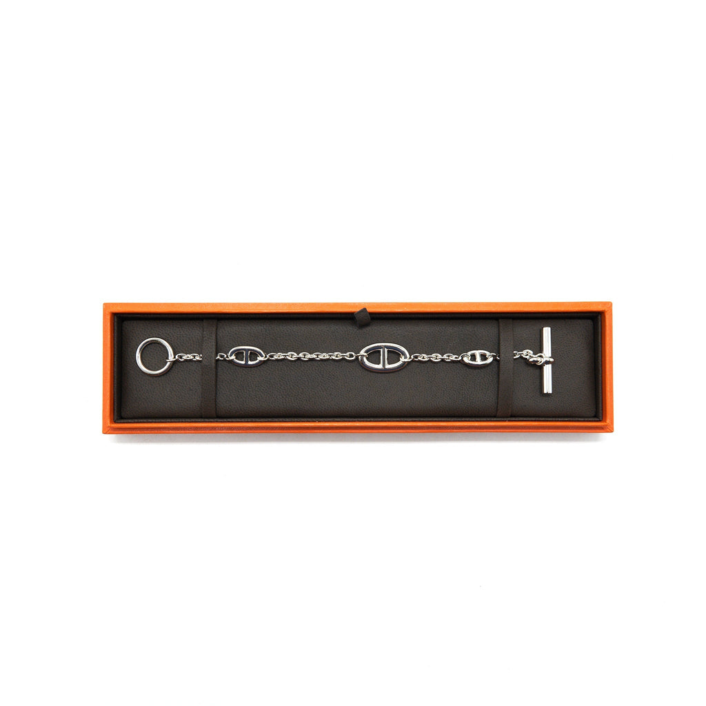 HERMES FARANDOLE BRACELET IN STERLING SILVER