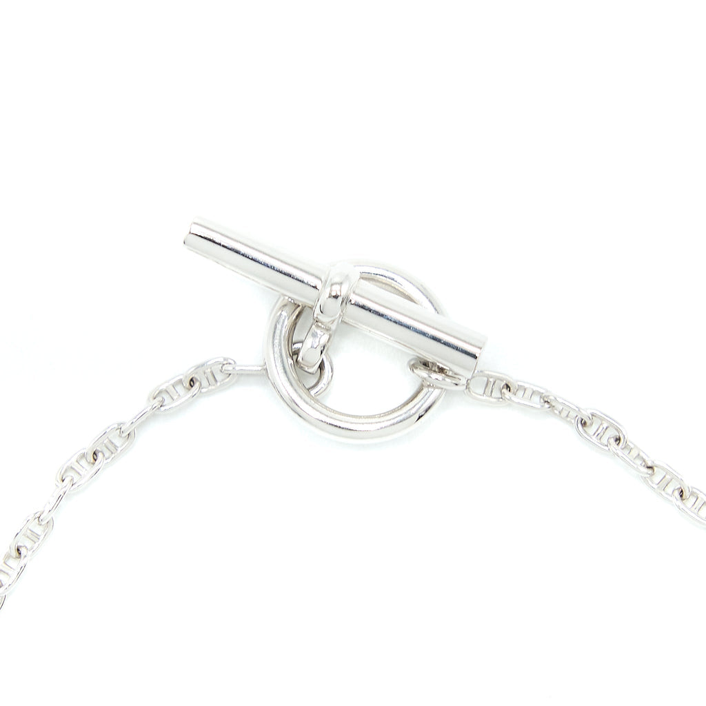 HERMES NEW FARANDOLE PENDANT WHITE GOLD WITH DIAMONDS