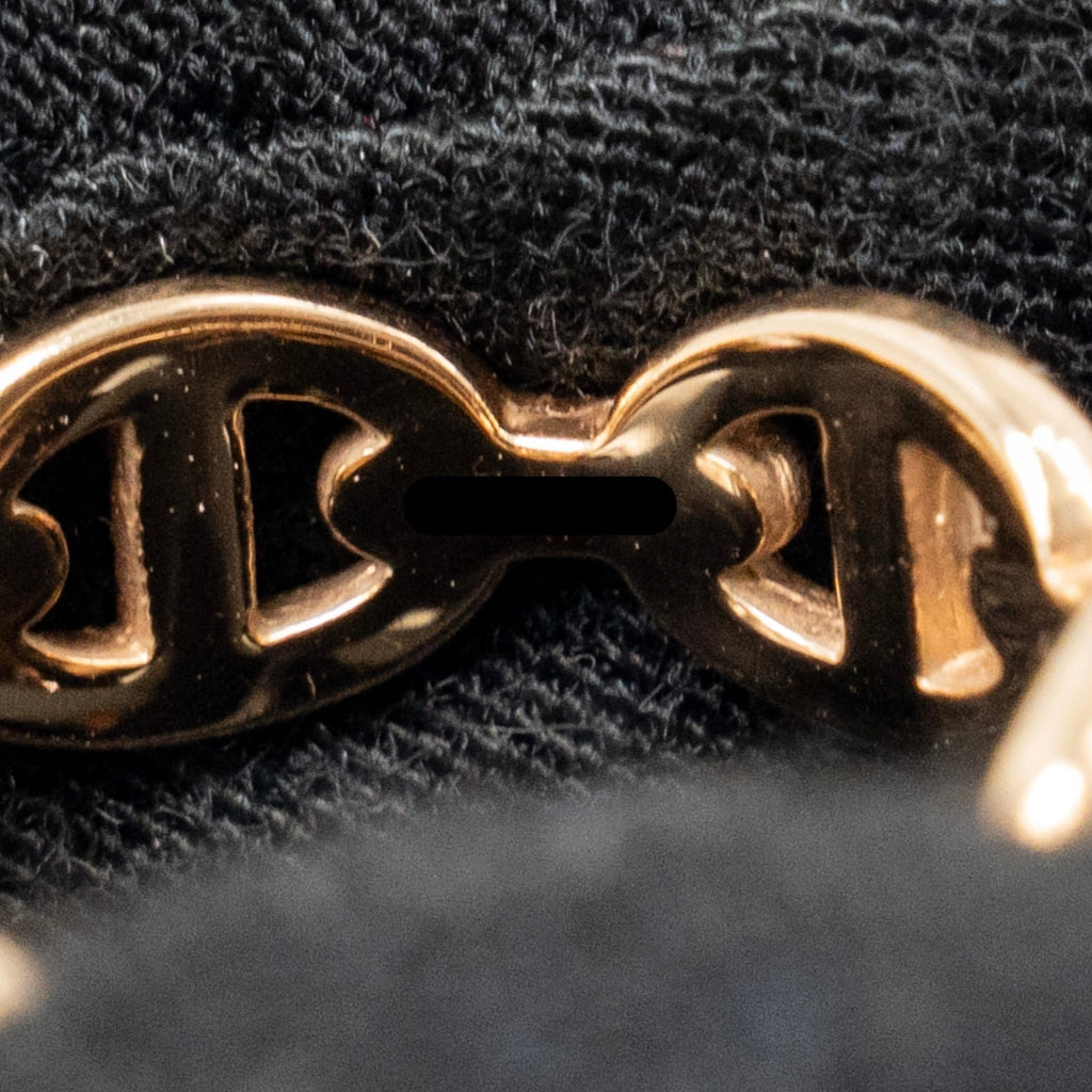 HERMES CHAINE D'ANCRE ENCHAINEE RING ROSE GOLD