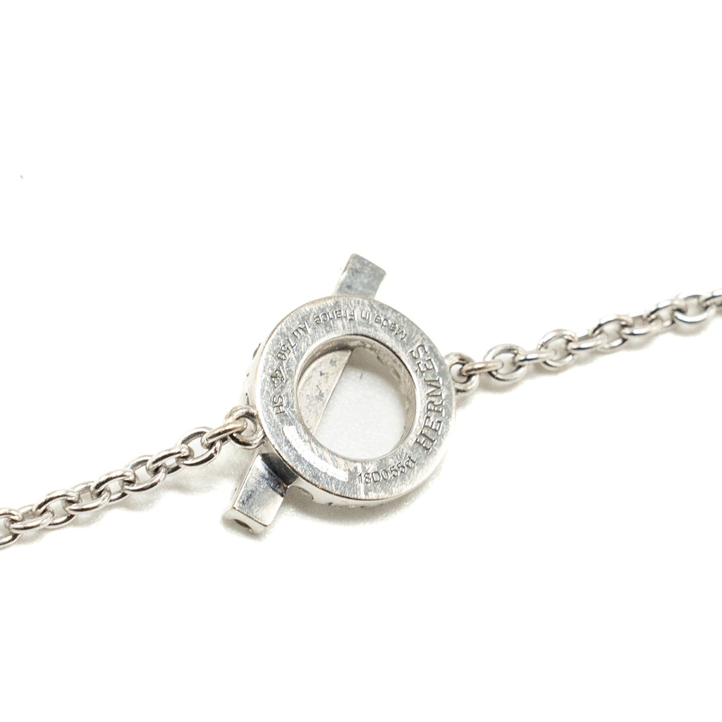 HERMES FINESSE BRACELET WHITE GOLD DIAMONDS
