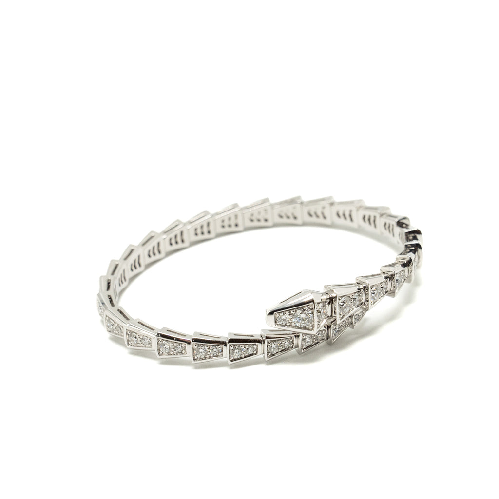BVLGARI SERPENTI VIPER BRACELET WHITE GOLD, DIAMONDS