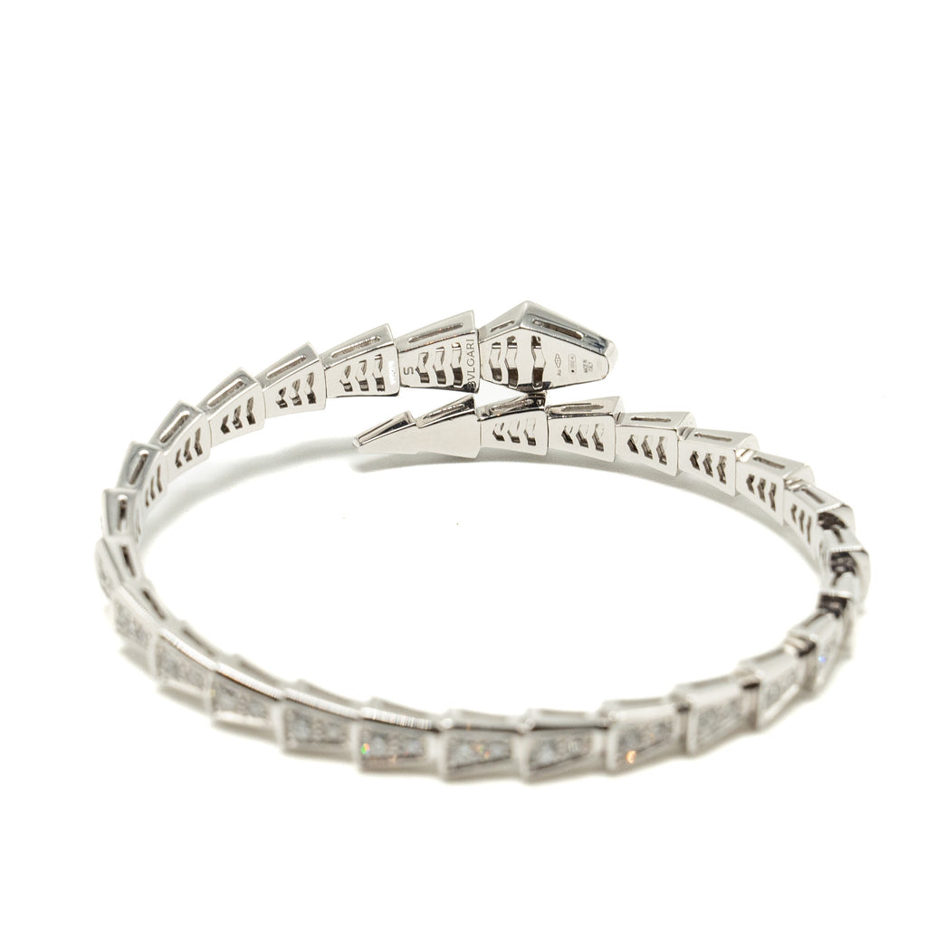 BVLGARI SERPENTI VIPER BRACELET WHITE GOLD, DIAMONDS