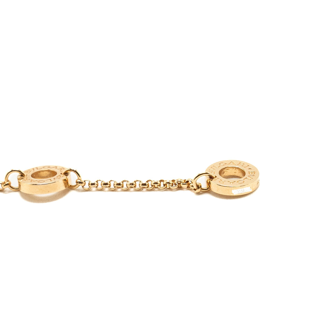 BVLGARI B.ZERO1 NECKLACE ROSE GOLD, PAVE DIAMONDS