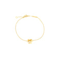 VAN CLEEF & ARPELS FRIVOLE BRACELET 18K YELLOW GOLD WITH ONE DIAMOND