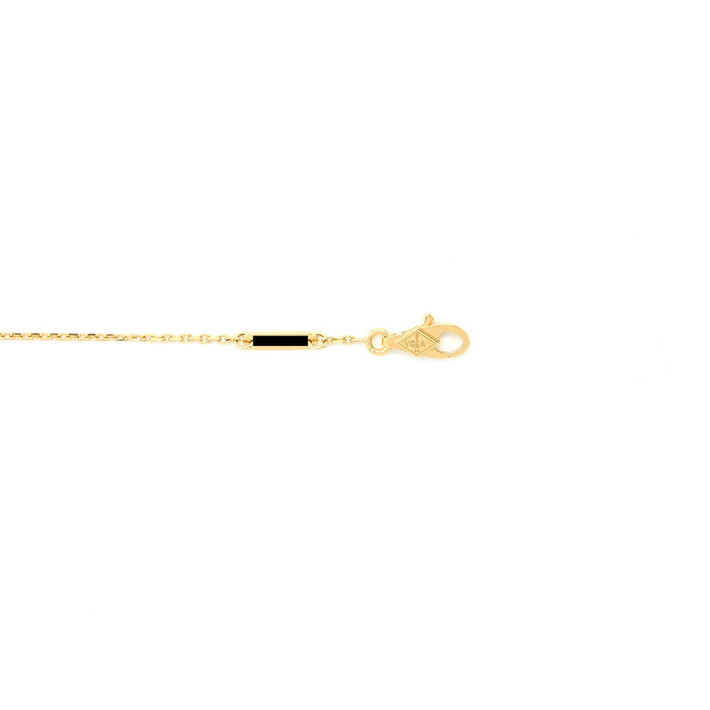 VAN CLEEF & ARPELS FRIVOLE BRACELET 18K YELLOW GOLD WITH ONE DIAMOND
