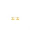 CHANEL CC LOGO EAR CLIP GOLD TONE