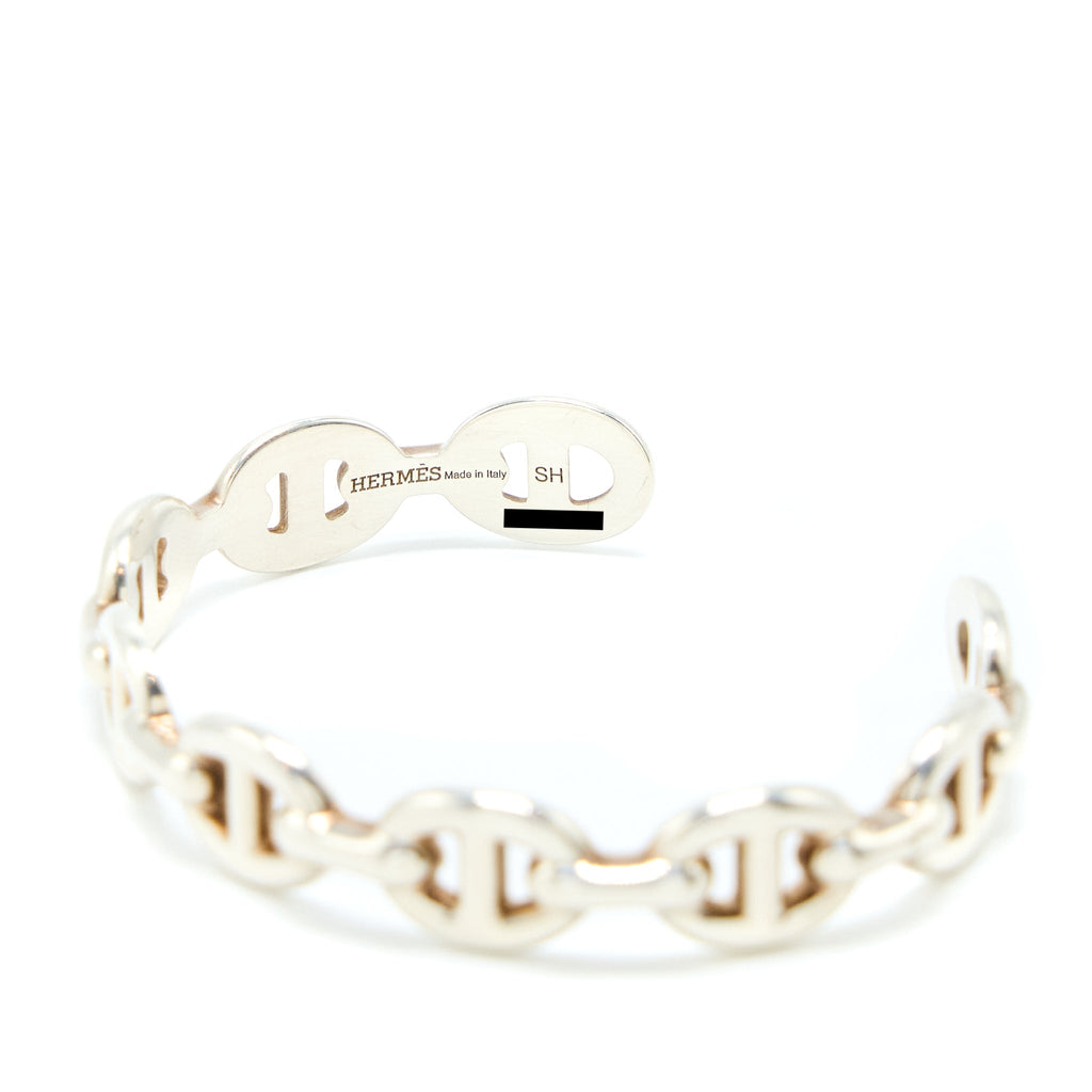 HERMES CHANIE D‘ANCRE ENCHAINEE BRACELET SILVER