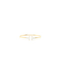 TIFFANY T WIRE BRACELET IN YELLOW GOLD/MOTHER OF PEARL
