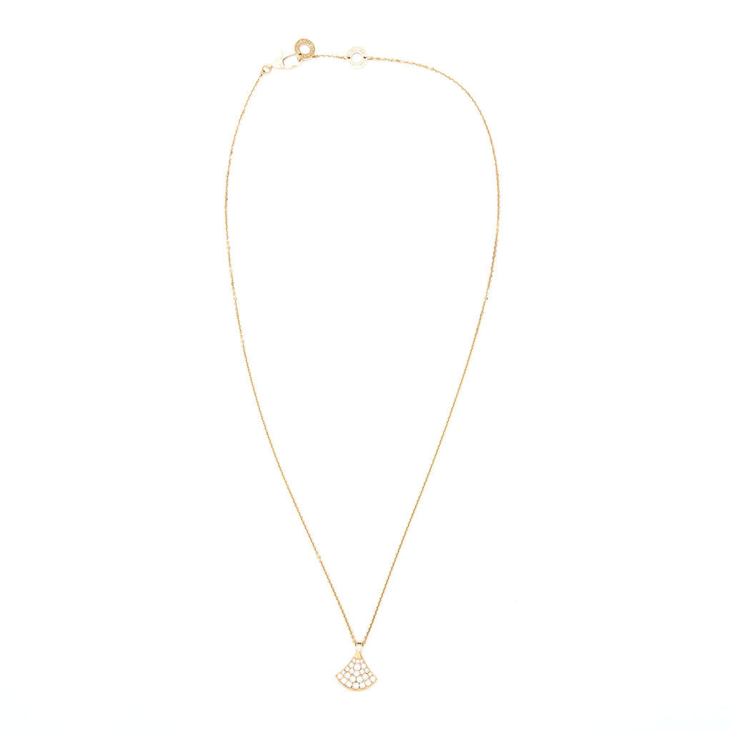 BVLGARI DIVA’S DREAM NECKLACE ROSE GOLD DIAMONDS