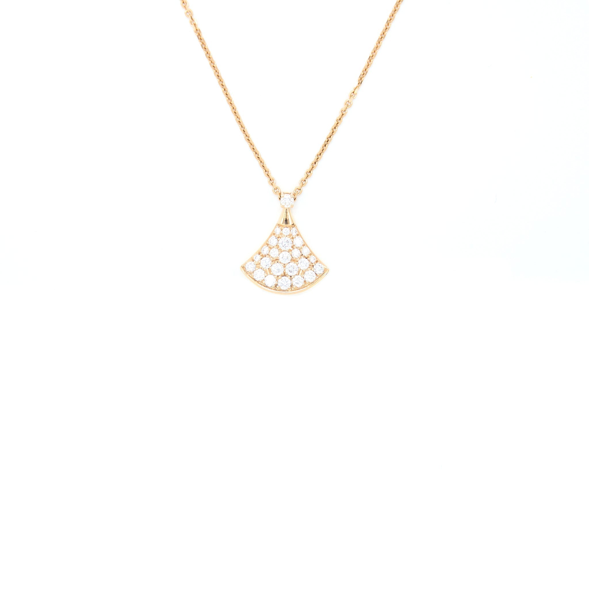 BVLGARI DIVA’S DREAM NECKLACE ROSE GOLD DIAMONDS
