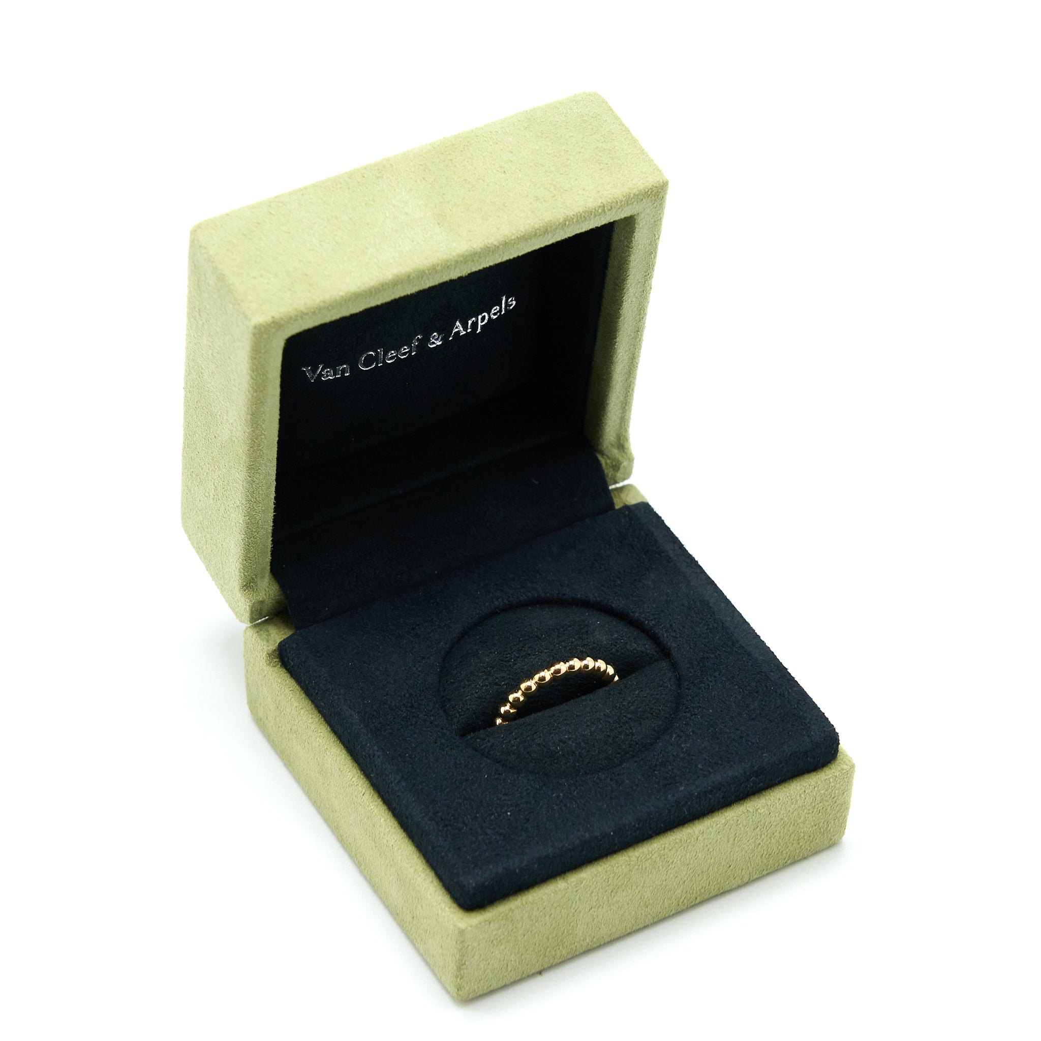 VAN CLEEF & ARPELS PERLÉE PEARLS OF GOLD RING YELLOW GOLD