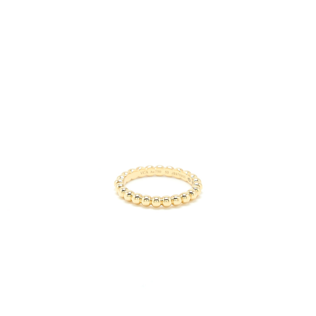 VAN CLEEF & ARPELS PERLÉE PEARLS OF GOLD RING YELLOW GOLD